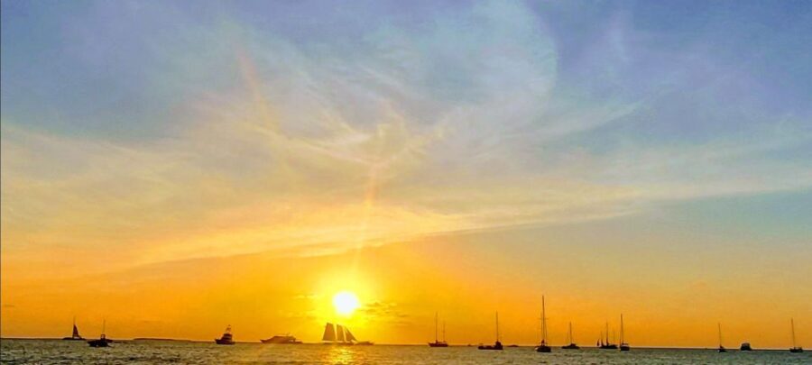 Key West: Private Tiki Boat Sunset Cruise