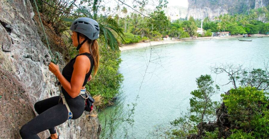 Krabi: Half-Day Rock Climbing Course at Railay Beach