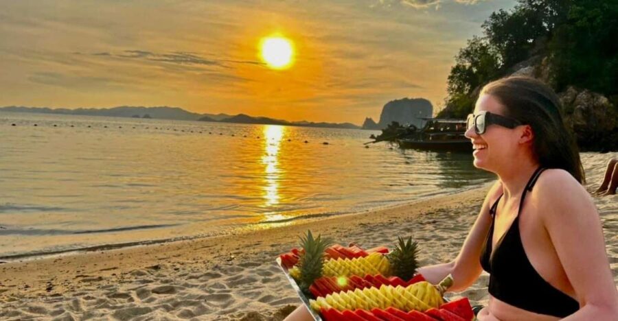 Krabi: Hong Island Sunset Tour With BBQ and Snorkeling