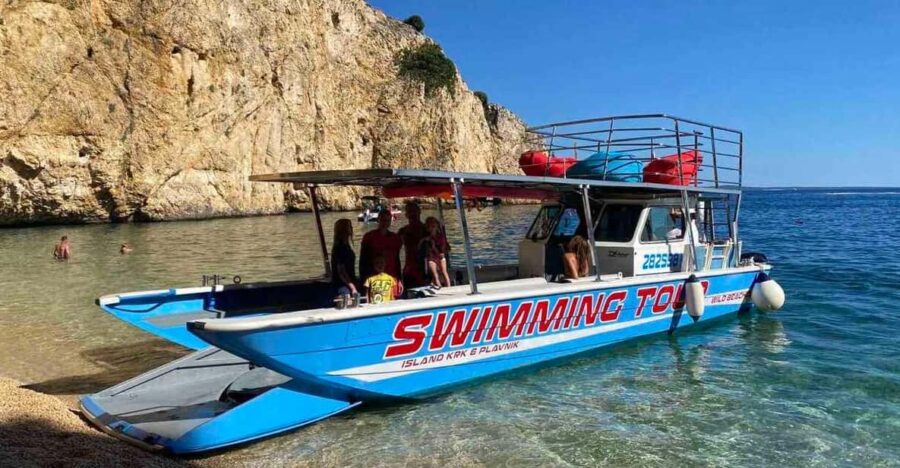 Krk: Golden Bay Beach Swimming Tour