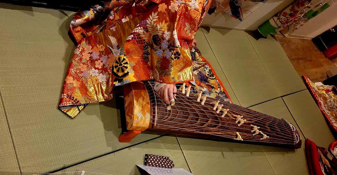 Kyoto Japan: Japanese Harp Experience With Gorgeous Kimono