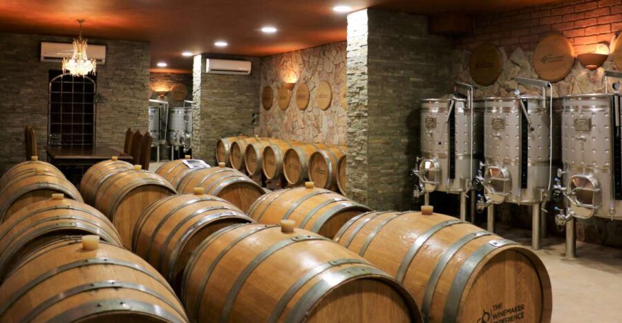 Lagoa: Guided Winery Tour and Local Wine Tasting