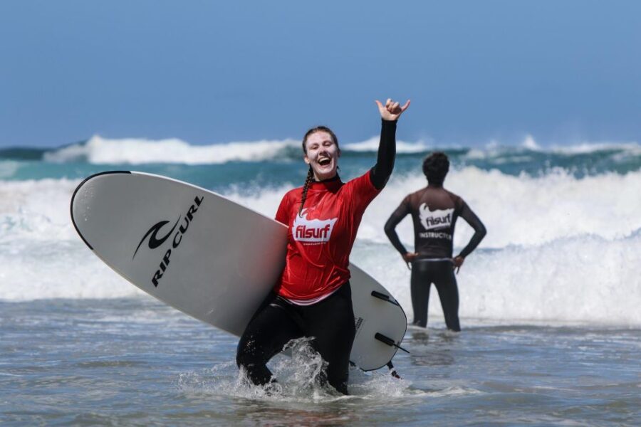 Lagos: Group Surf Lessons for All Levels