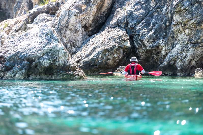 Lefkada: Blue Cave Kayak Tour With a Taste of Greece - Tour Overview and Pricing