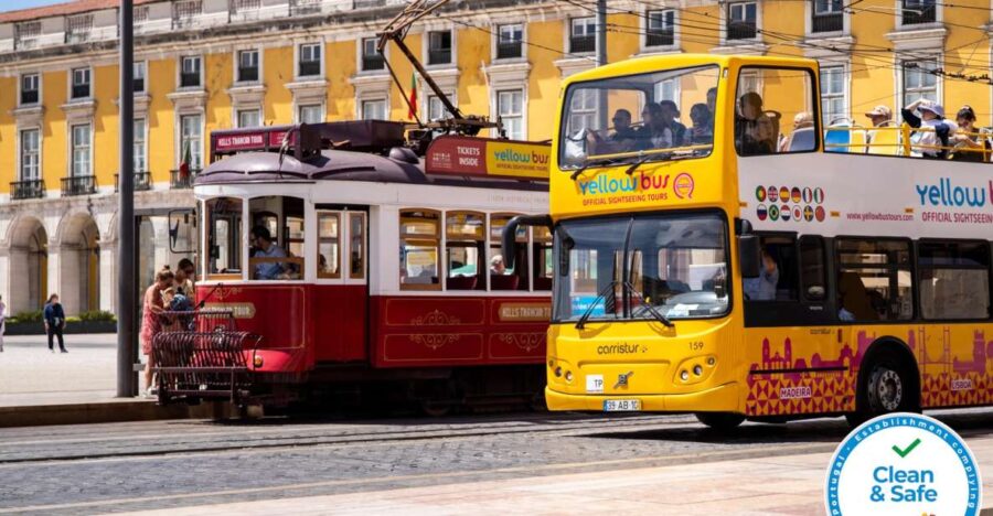 Lisbon 3-in-1 Hop-On Hop-Off Bus and Tram Tours