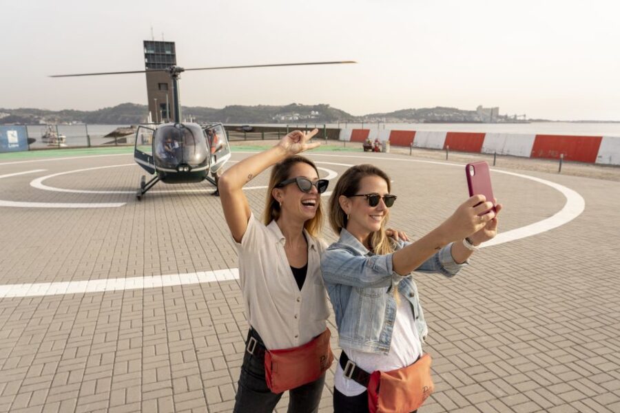 Lisbon: Guided Bike Tour, Helicopter Flight, and Boat Trip - Tour Overview