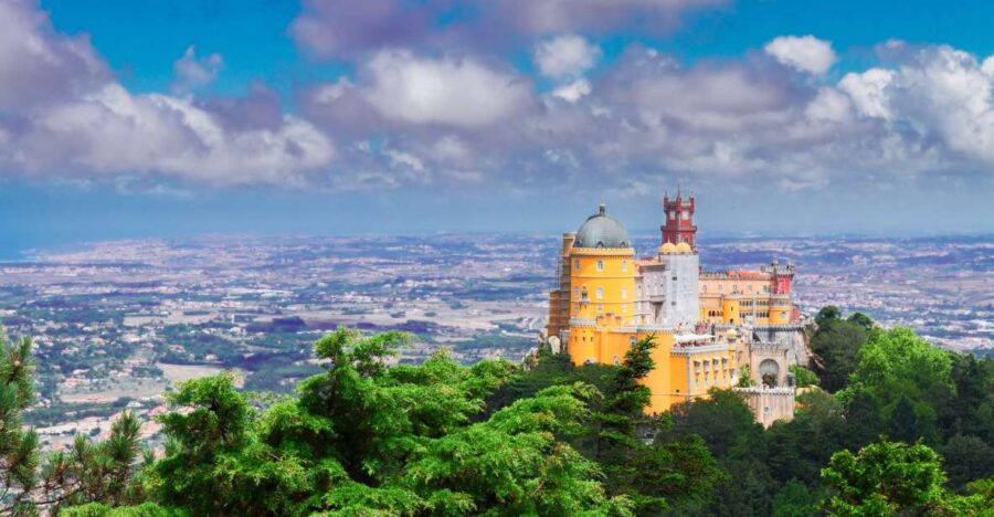 Lisbon: Sintra, Pena Palace, Regaleira, and Cascais Tour