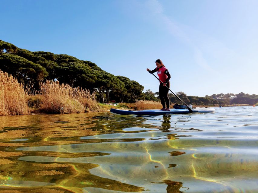 Lisbon: Stand Up Paddle Adventure at Albufeira Lagoon