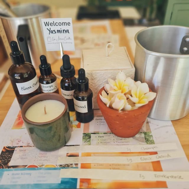 Luang Prabang: Craft Your Own Aroma Candle in Local Pottery