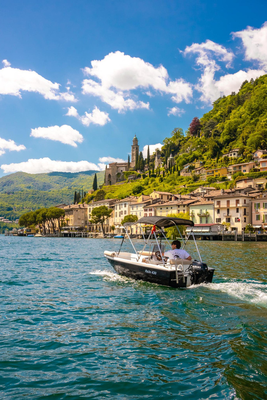 Lugano Lake: 3 Hours Boat Rental