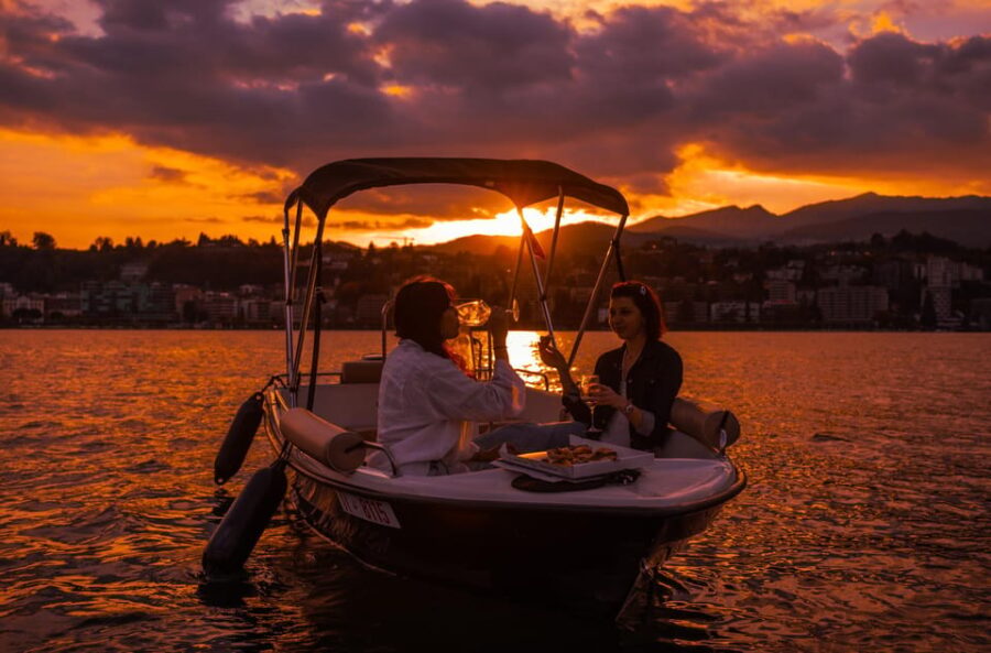 Lugano Lake: All Day Boat Rental