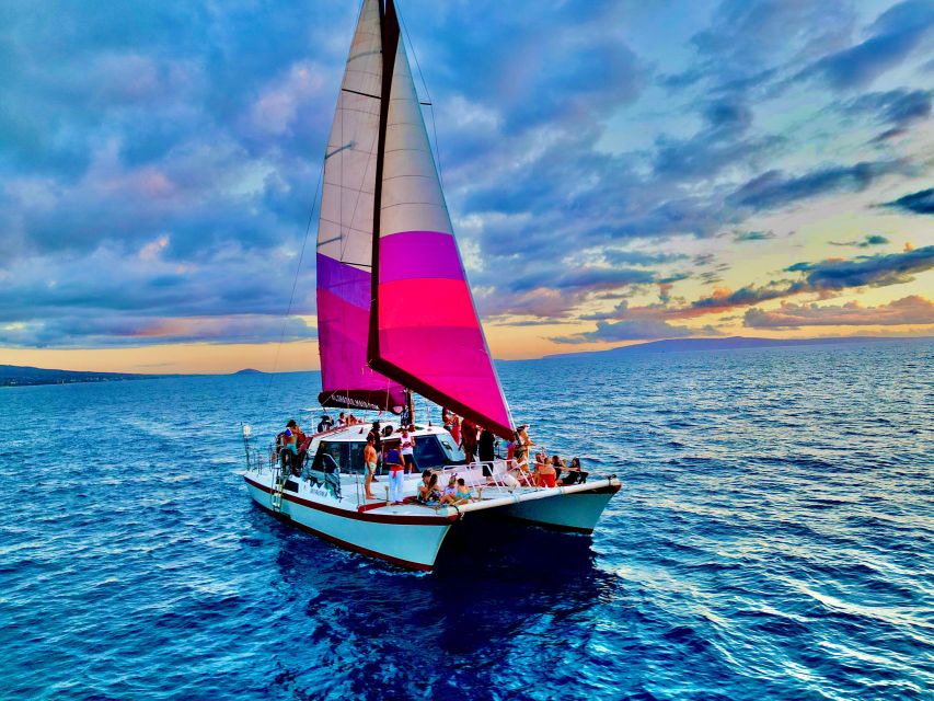 Maalaea Harbor: Sunset Sail on a Charming Hawaiin Catamaran