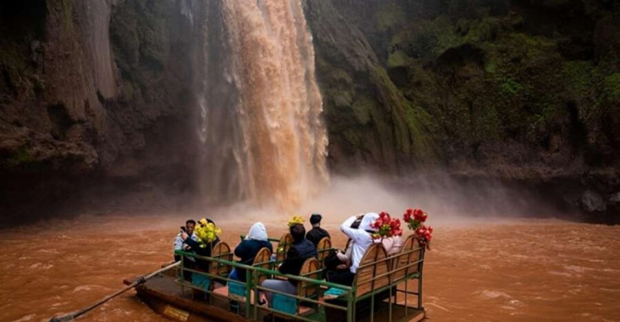 Majestic Ouzoud Waterfalls: Guided Hike and Boat Adventure