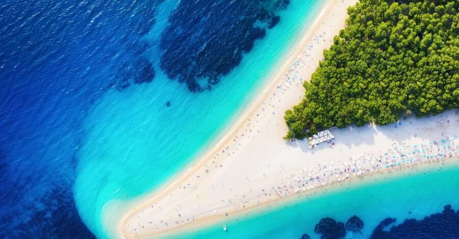 Makarska: Golden Horn Beach, Bol Town and Secluded Bays Trip