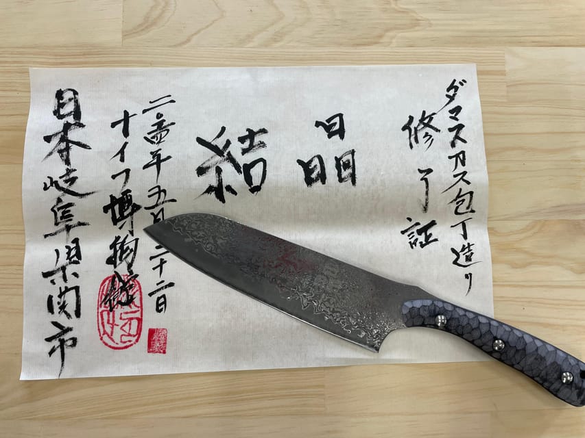 Make Your Samurai Knife at the Knife Museum in Sword Town