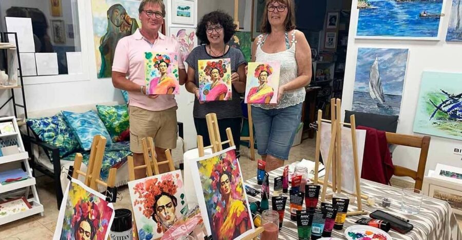 Mallorca/Porto Cristo: Paint Your Own Frida Kahlo