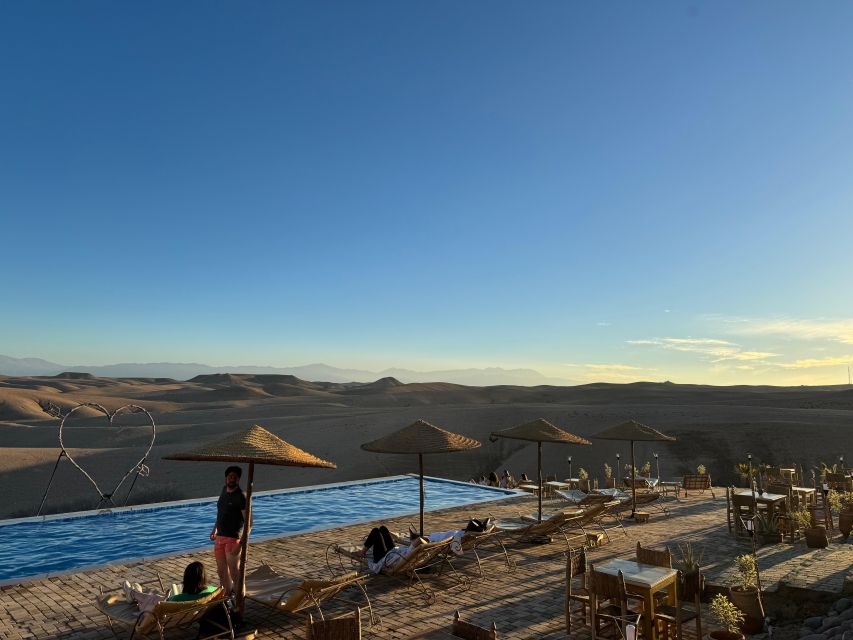 Marrakech: Agafay Desert Escape With Swimming Pool and Lunch