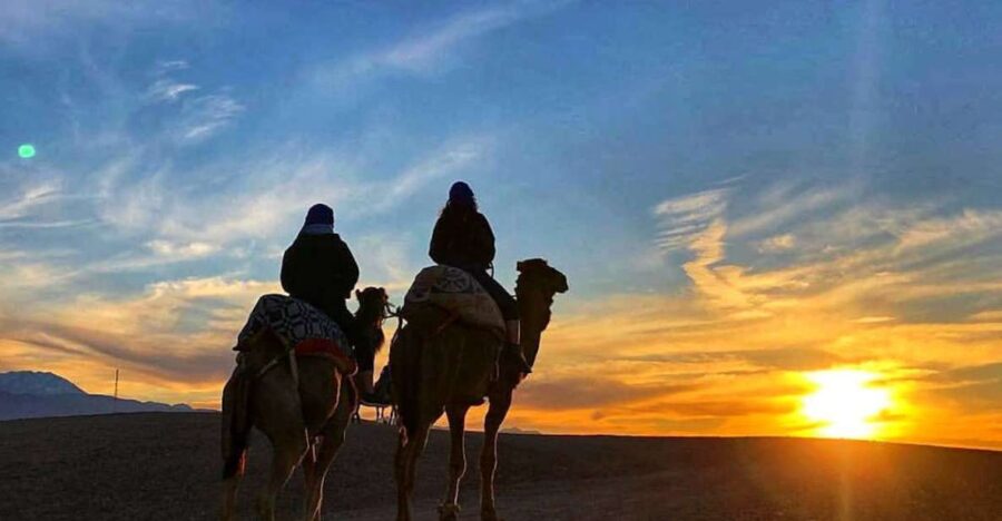 Marrakech Majesty Dining With Camel Ride in Agafay Desert