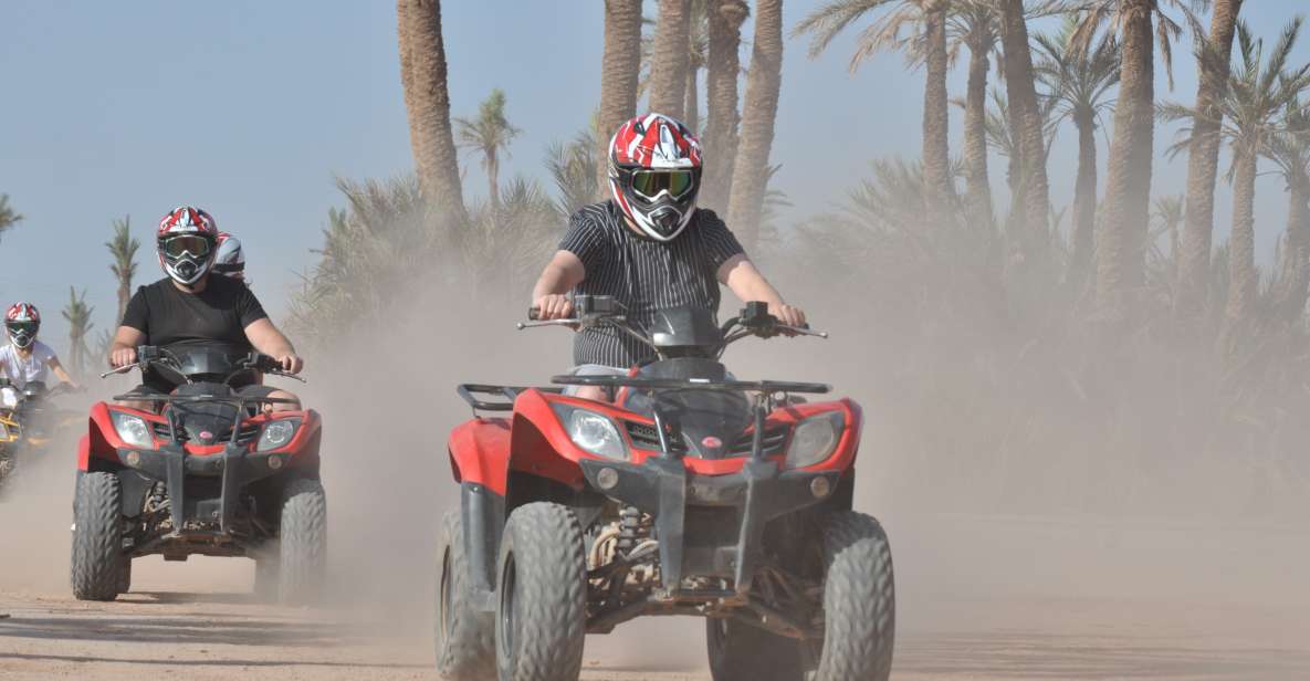 Marrakech: Palm Grove and Jbilat Desert Quad Bike Tour
