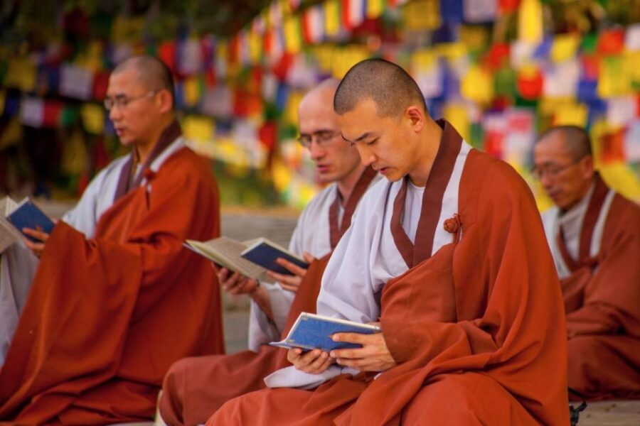 Meditational Prayer for Spiritual Reflection in Namo Buddha