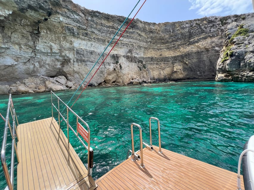 Mellieha: 2 Bay Evening Sunset Cruise Crystal & Blue Lagoon