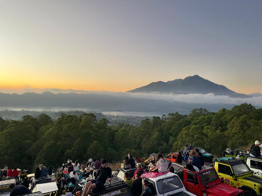 Mt.Batur : Sunrise 4WD Jeep, Natural Hot Spring, Kintamani
