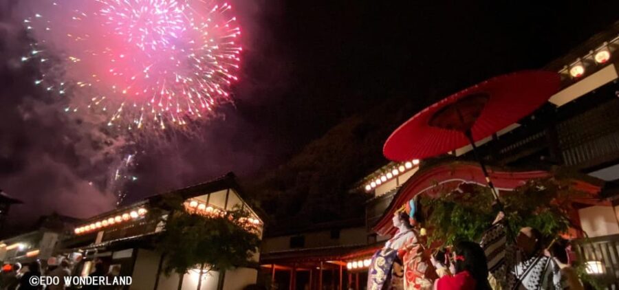 Nikko: Autumn Foliage, Edo Wonderland, & Fireworks Tour