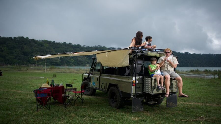 North Bali: Guided 4x4, Cycling & Hot Spring Day Trip