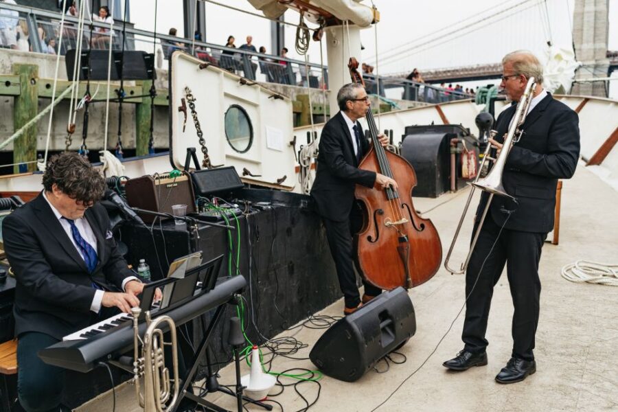 Nyc: Epic Tall Ship Sunset Jazz Sail With Wine Option