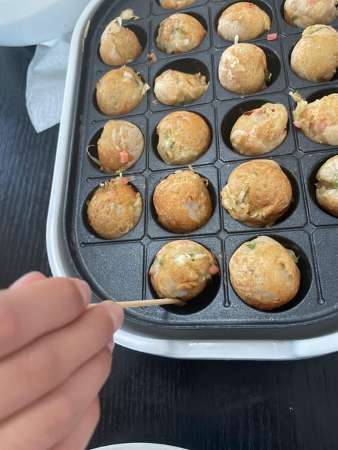 Okonomiyaki & Yakisoba or Takoyaki Class With Local Shop Tour