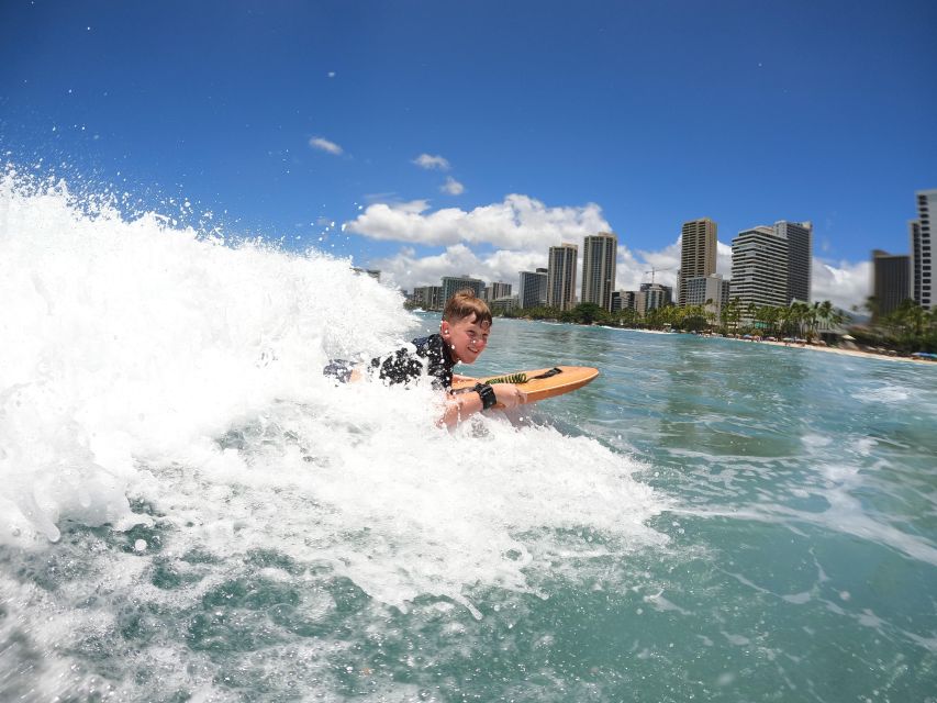 One on One Private Body Boarding Lessons in Waikiki
