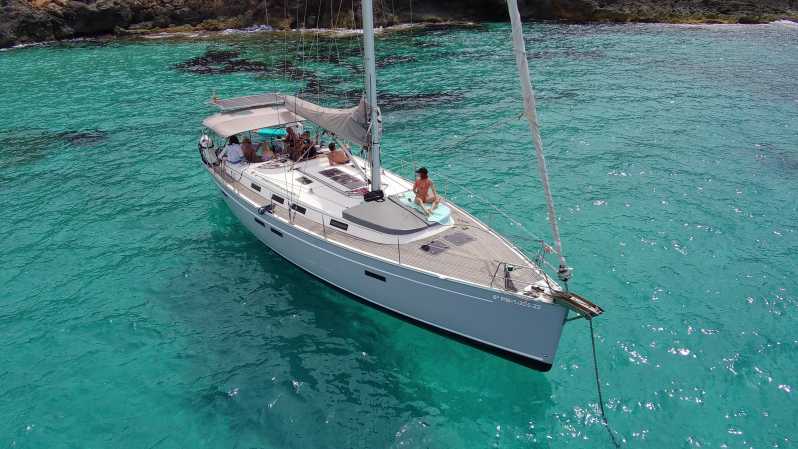 PALMA BAY : 8 HOUR PRIVATE TOUR WITH SAILING BOAT