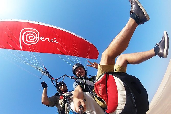 Paragliding Flight at Paracas National Reservation