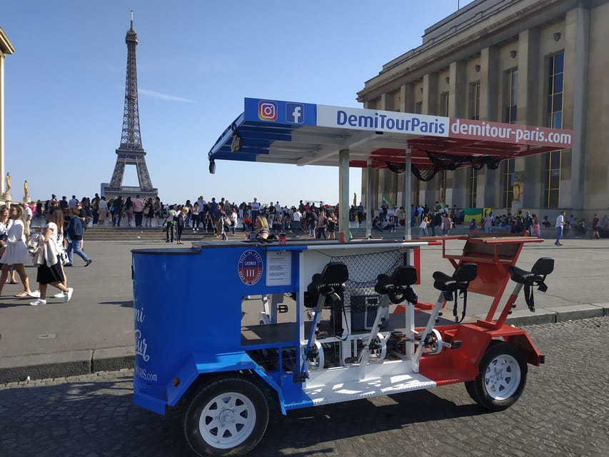 Paris: 1.5-Hour Eiffel Tower Beer Bike Tour
