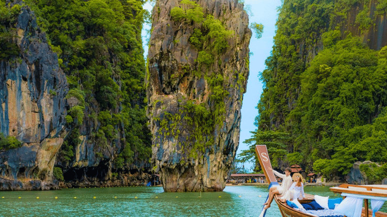Phuket: Private Luxury Long-Tail Boat Trip to Phang Nga Bay