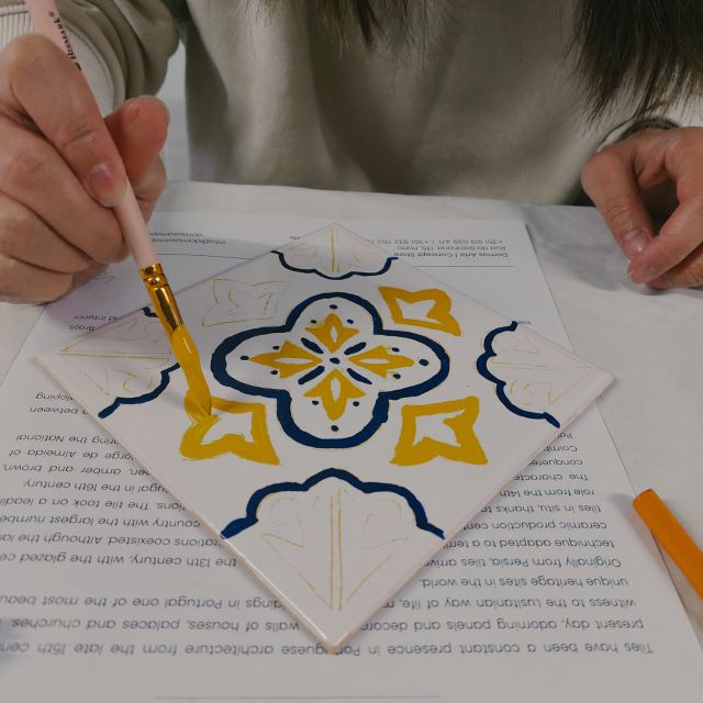 Porto: Tile-Painting Workshop With Glass of Port