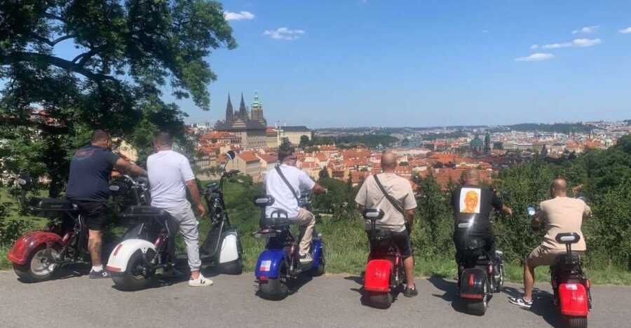 Prague 3H Grand Fat-Tire E-Scooter Tour With Panoramic Views