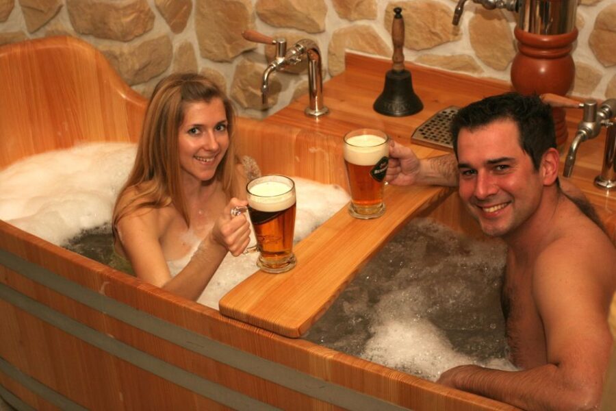 Prague: Bernard Beer Spa With Beer and Massage Option