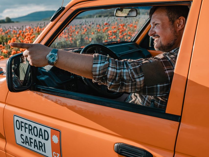 Prague: Bohemian Uplands Garnet Panning&Animal Farm 4WD Tour