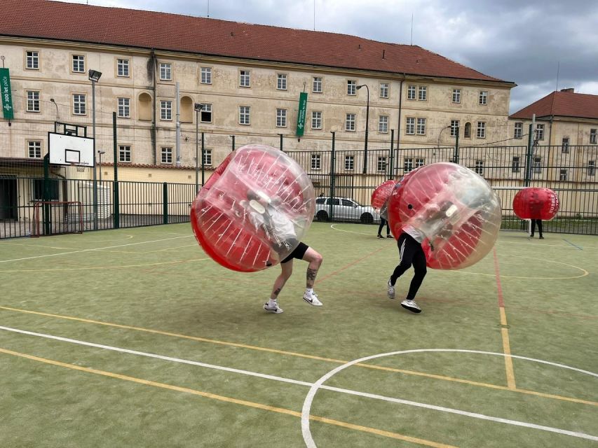 Prague: Bubbles Football in City Centre of Prague - Activity Overview