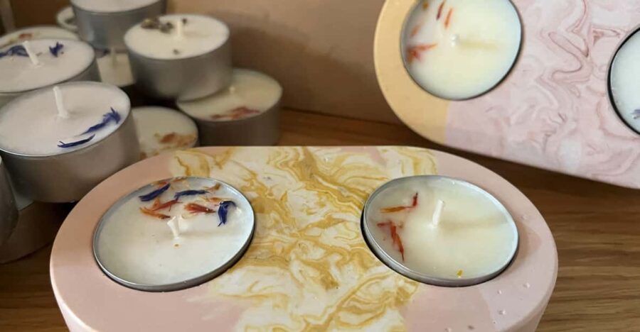 Prague: Craft Your Unique Tea-Candle Holder Set