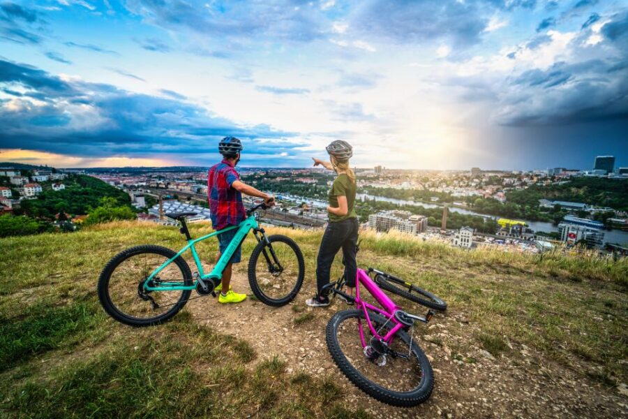 Prague on E-Bike:Explore Greater Downtown Parks & Epic Views