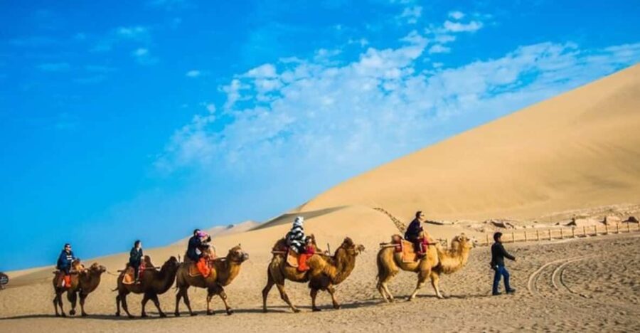Private Tour Dunhuang Grottoes Mingshan Sand Dune Moon Lake