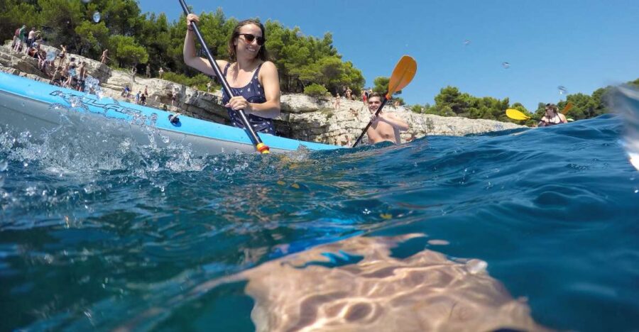Pula: Island&Canyon Kayak Tour, Snorkeling and Cliff Jumping - Tour Overview and Details