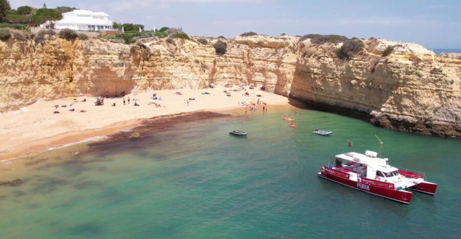 Quarteira: Benagil Cave Boat Trip With Beach BBQ and Kayak
