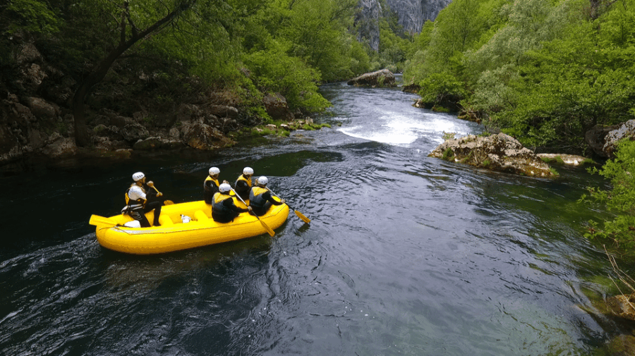 Rafting on the Cetina River