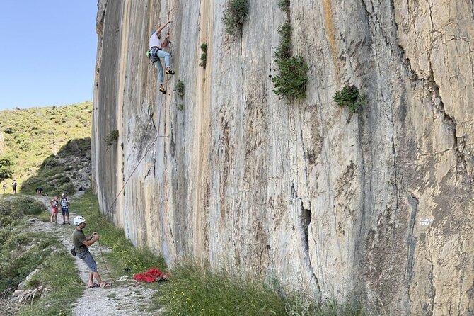 Rock Climbing in Crete With a Guide at Rethymnon, Plakias Beach