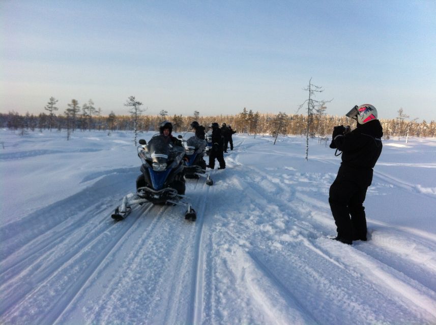 Rovaniemi: Husky & Reindeer Farm Visit With Snowmobile Ride