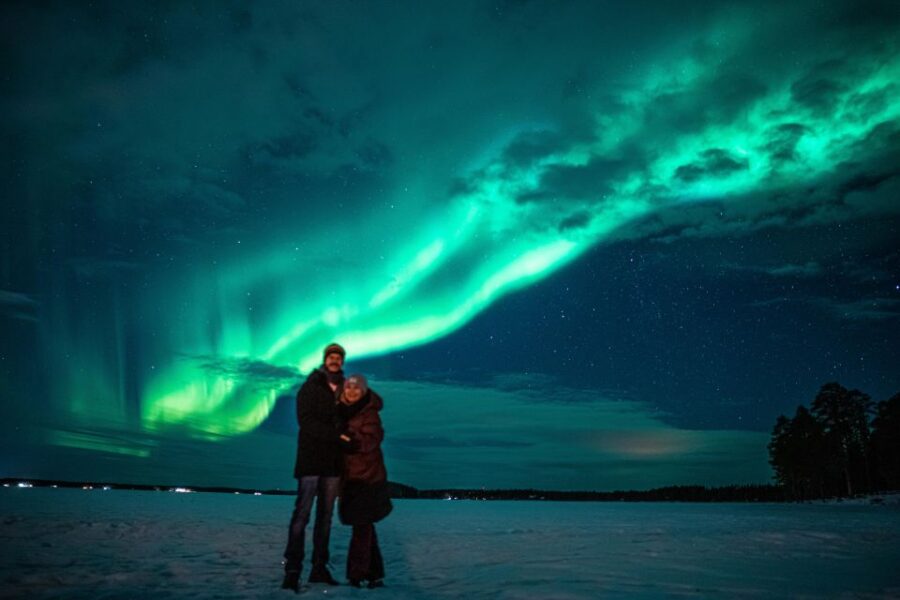 Rovaniemi: Night Sky Lappish Barbecue