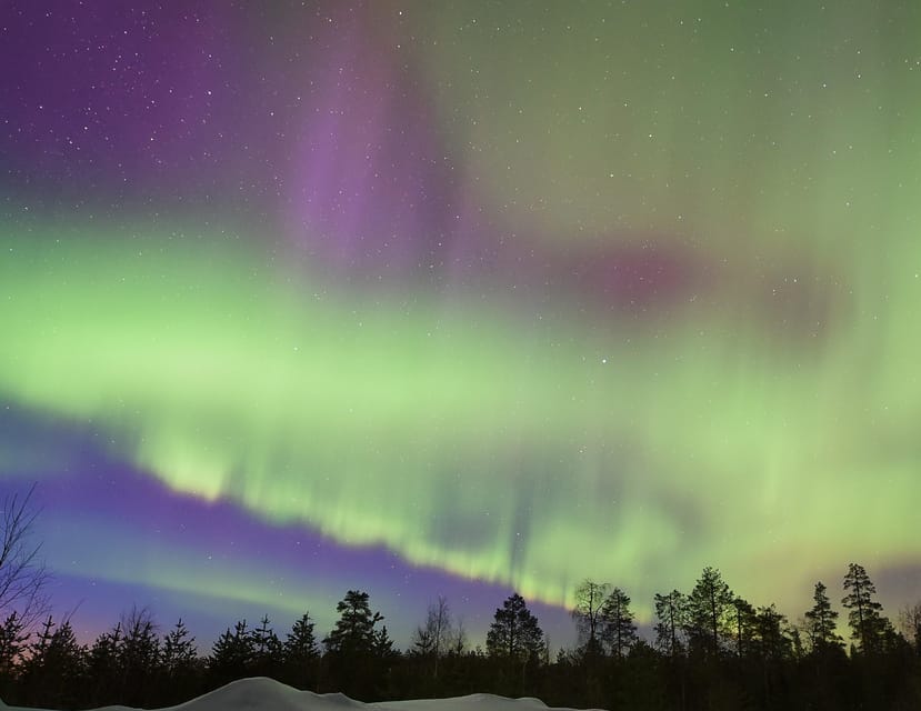 Rovaniemi: Private Aurora Hunting Tour With Meal
